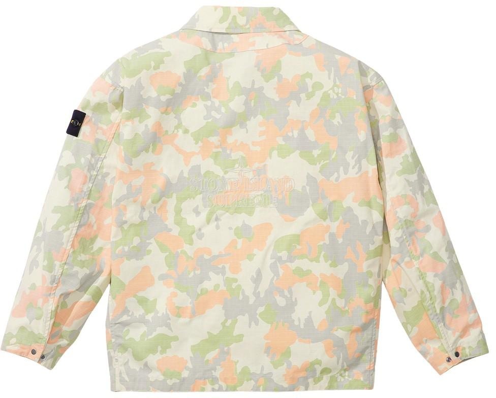 Supreme®/Stone Island® Reactive Ice Camo Ripstop Jacket view 4